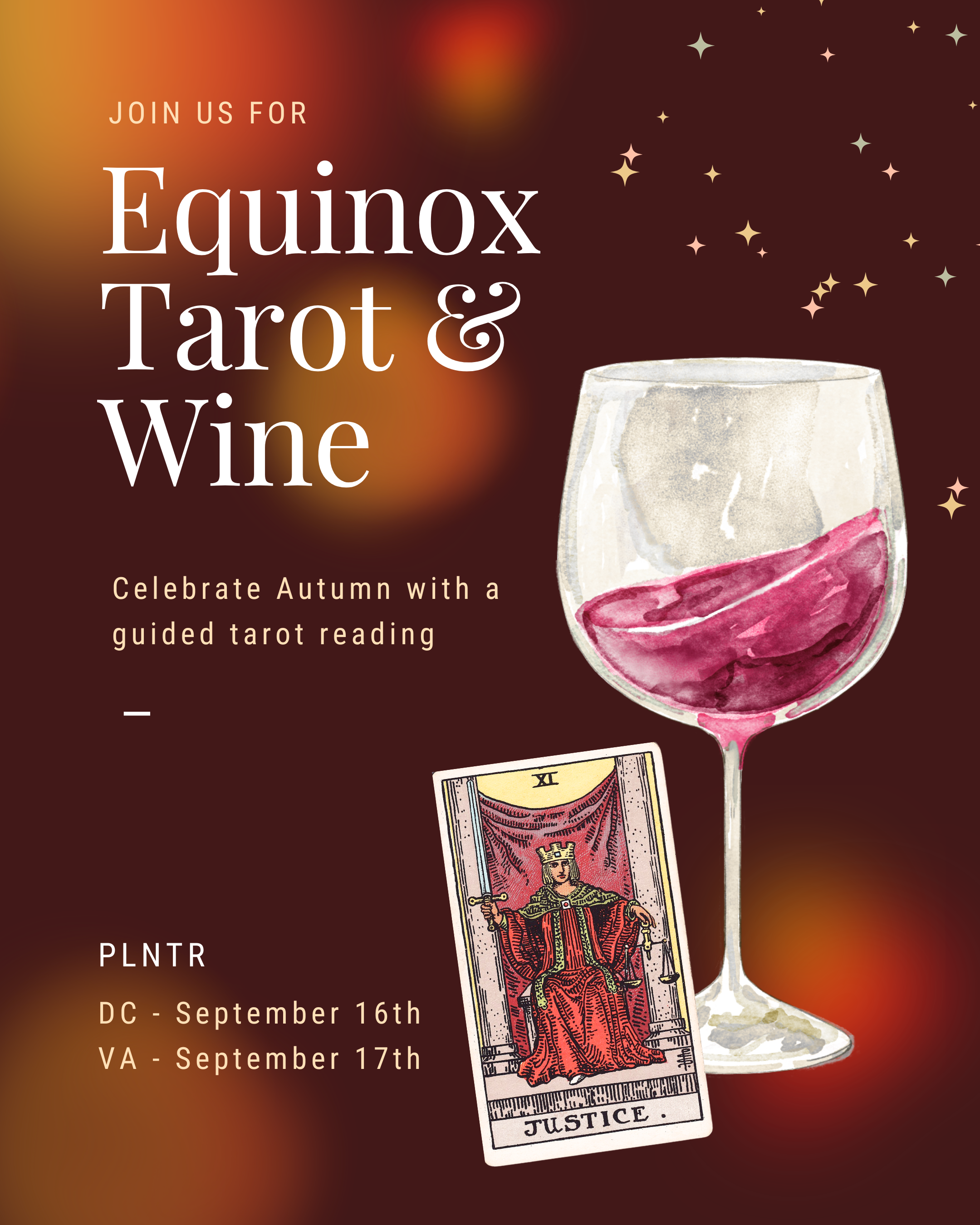 Fall Equinox Tarot & Wine (DC)